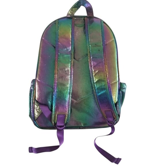 Disney Raya and The Last Dragan Rainbow Iridescent Girls Fairycore Backpack - Picture 2 of 13